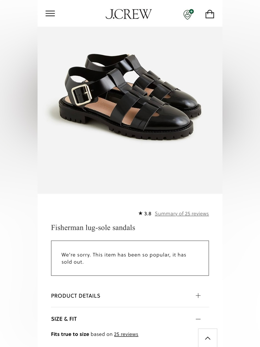 J. Crew Shoes Sandals Fisherman Lacquer leather Buckle Cutout Lug Sole 90’s - Picture 15 of 16